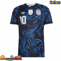 Camisa de Futebol Argentina Lionel Messi #10 Equipamento Secundário Mundo 2026 Manga Curta
